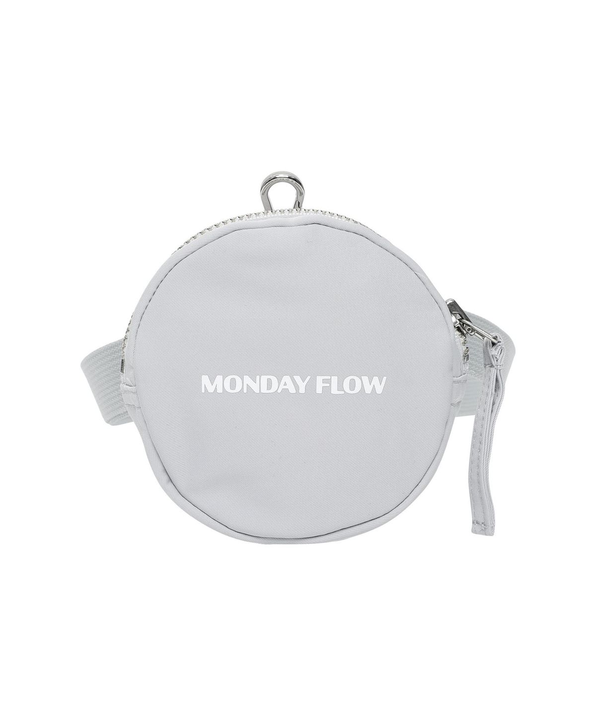 먼데이플로우(MONDAYFLOW) 먼플 볼파우치 벨트백(세트)_라이트 그레이