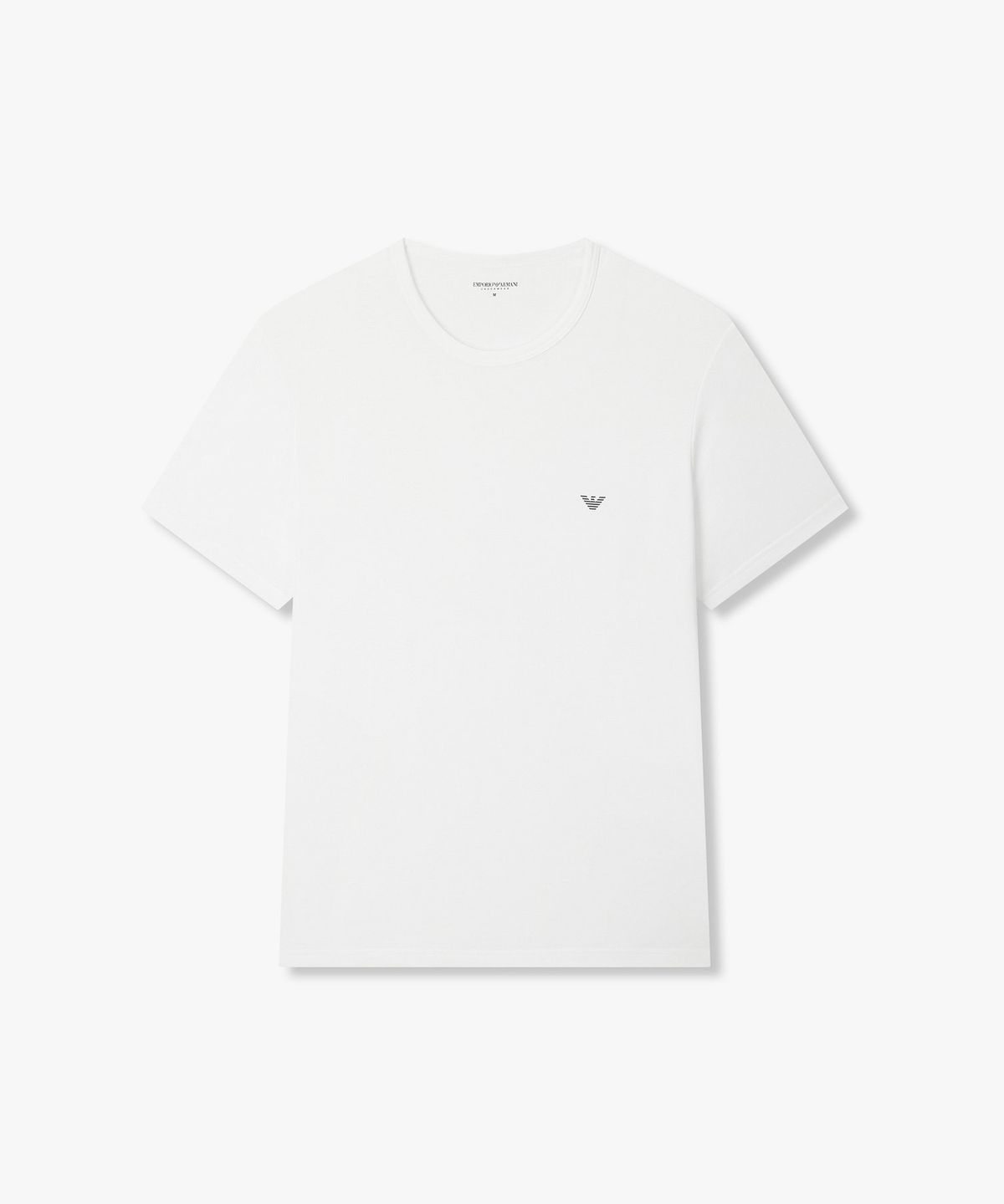 엠포리오 아르마니 언더웨어(EMPORIO ARMANI UNDERWEAR) 남성 로고 스트레치 라운지 티셔츠 2PACK_멀티 0816162150