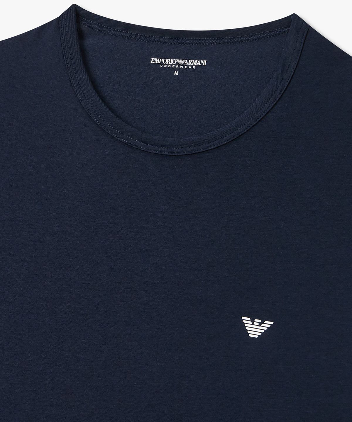 엠포리오 아르마니 언더웨어(EMPORIO ARMANI UNDERWEAR) 남성 로고 스트레치 라운지 티셔츠 2PACK_멀티 0816162150