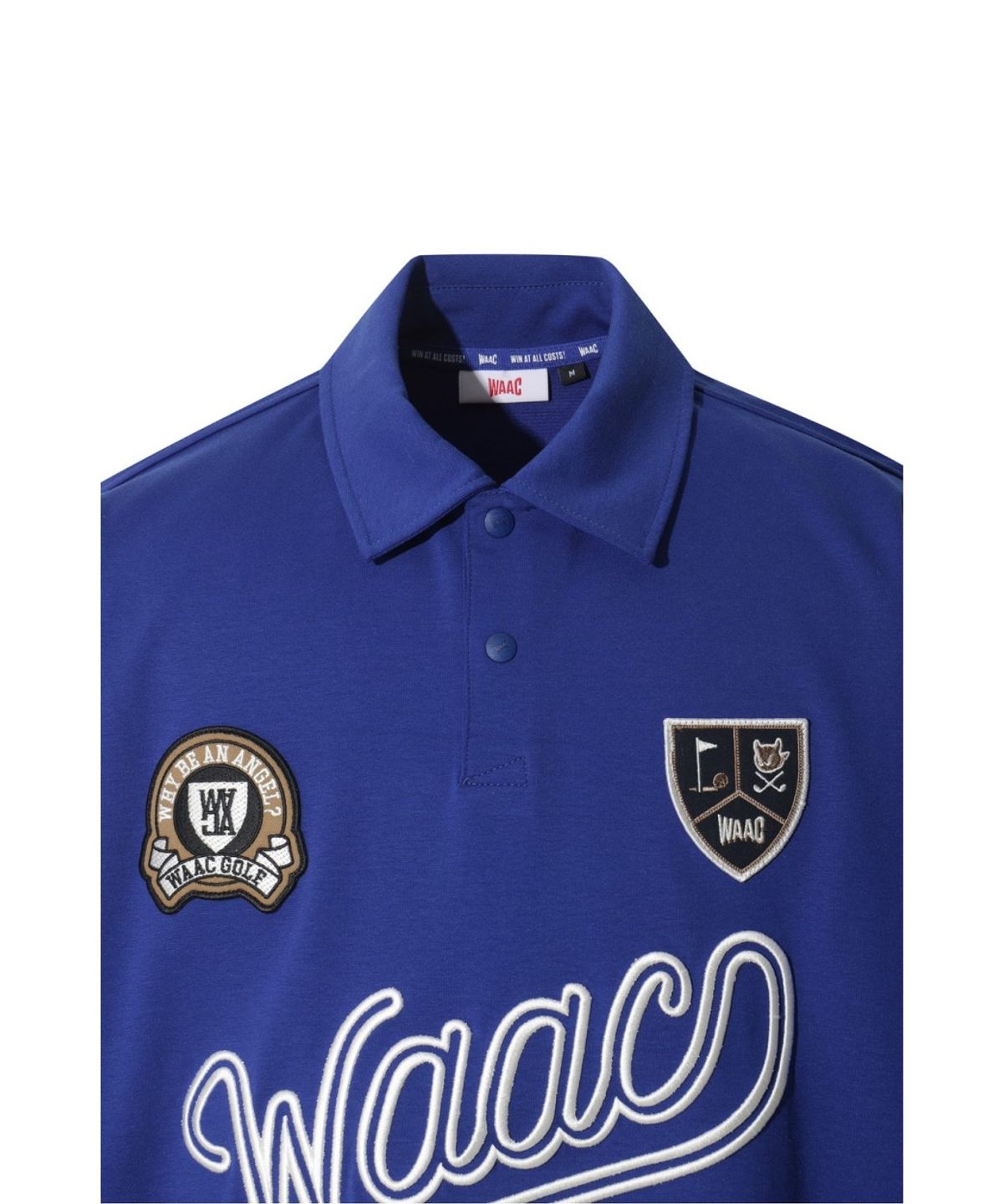 왁(WAAC) WAAC Wappen Polo Sweatshirt WMTBS26102BUD