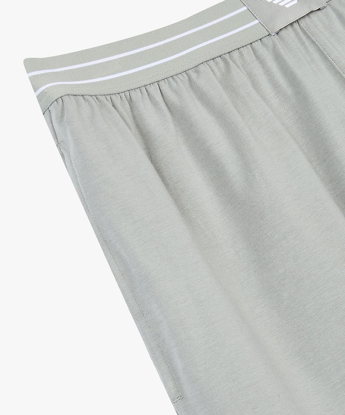 엠포리오 아르마니 언더웨어(EMPORIO ARMANI UNDERWEAR) 남성 로고 패치 밴딩 라운지 쇼츠_그레이 0816131022