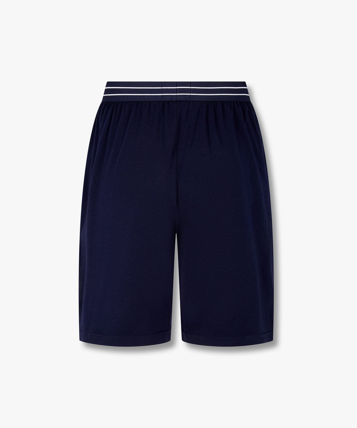 엠포리오 아르마니 언더웨어(EMPORIO ARMANI UNDERWEAR) 남성 로고 패치 밴딩 라운지 쇼츠_다크 블루 0816131021