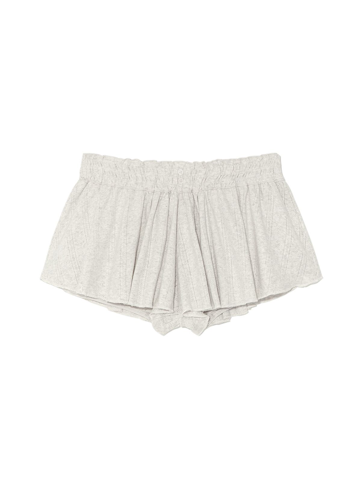 글로니(GLOWNY) HONEY EYELET SHORTS (MELANGE GRAY)