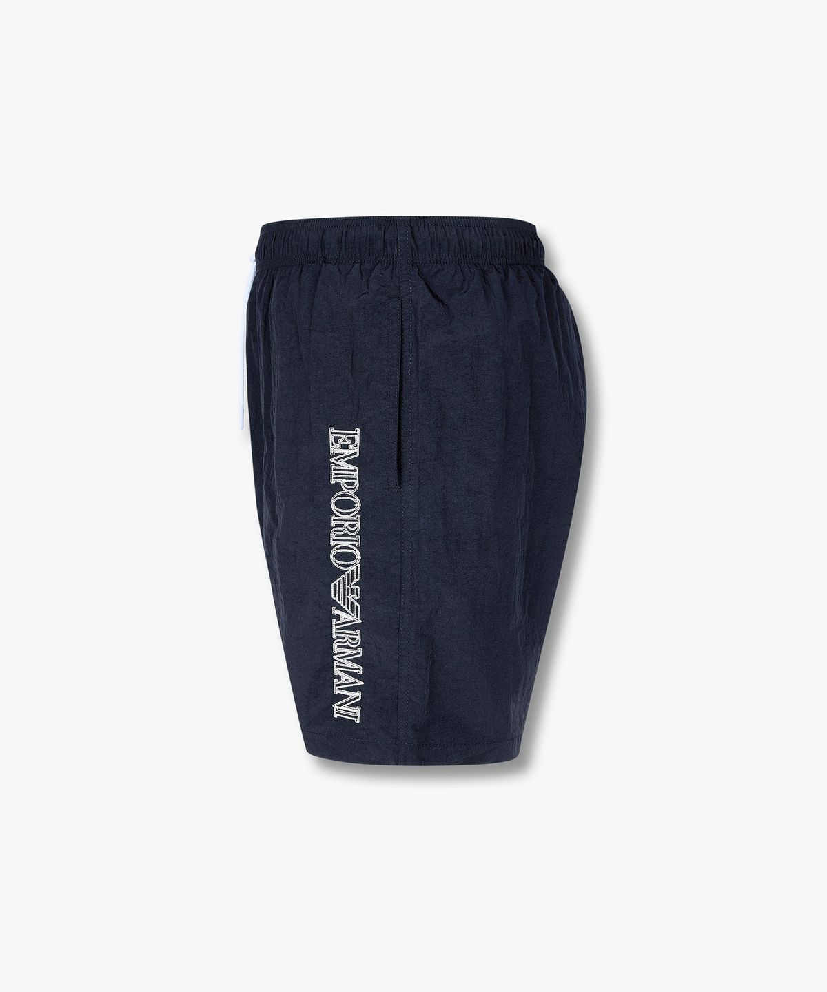 엠포리오 아르마니 언더웨어(EMPORIO ARMANI UNDERWEAR) 남성 스티치 로고 나일론 스윔 쇼츠_네이비 0816121151