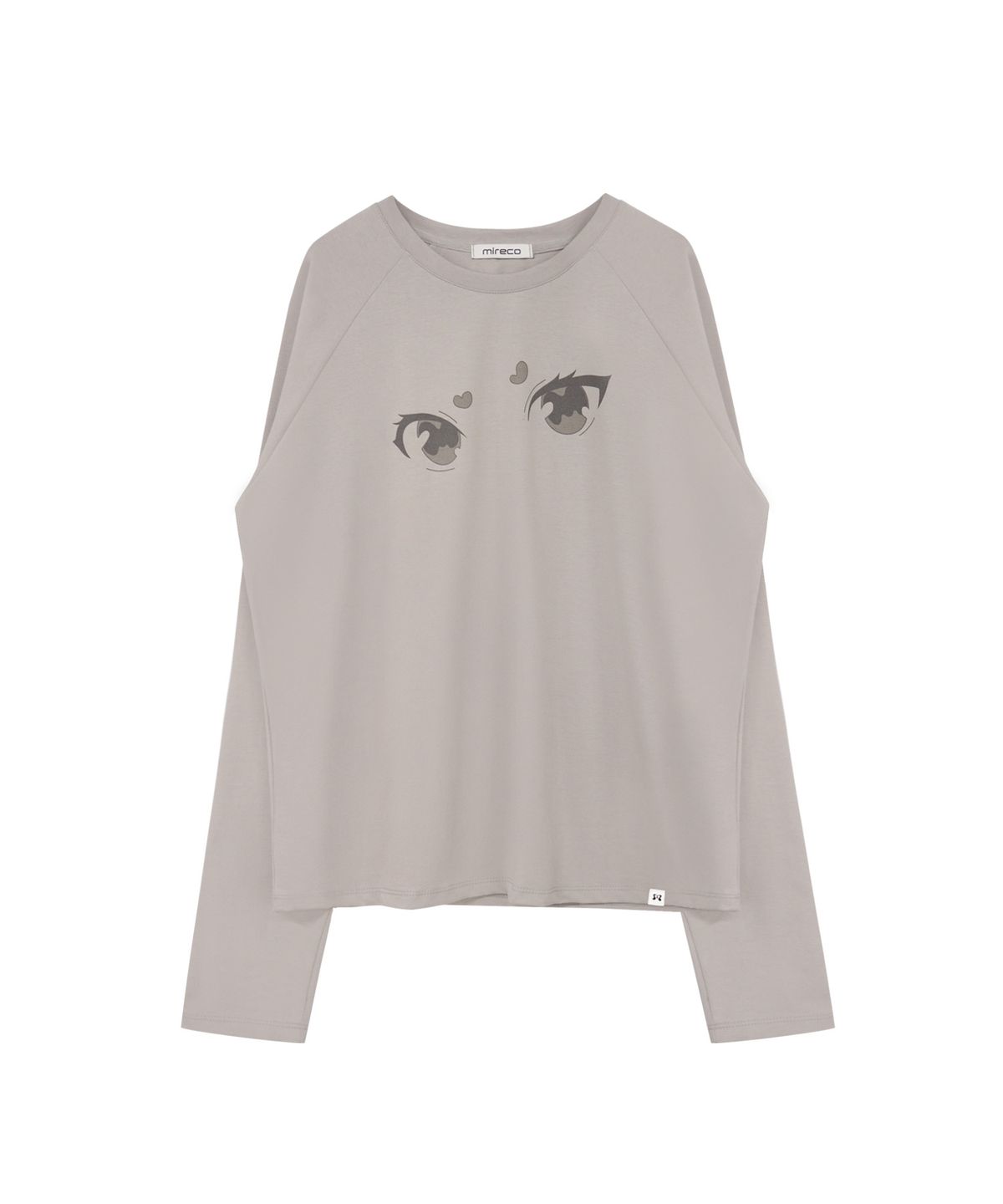 미레코(MIRECO) MIRE EYES RAGLAN T DUSTY GREY