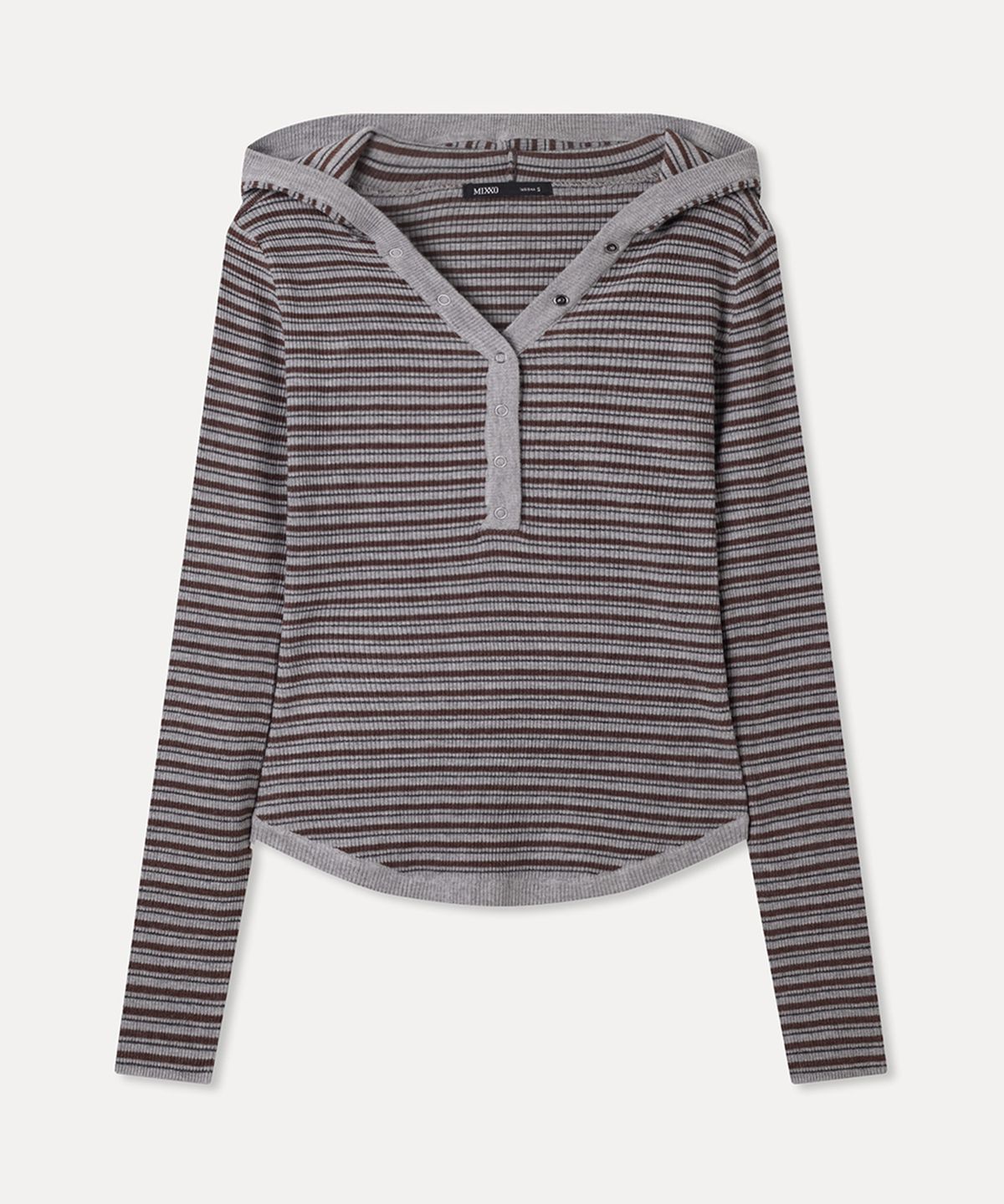 미쏘(MIXXO) 슬림 후드 풀오버_MIWKAG450T
