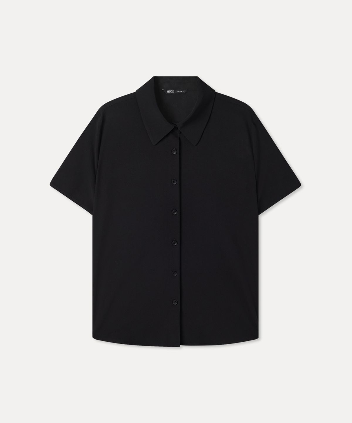 미쏘(MIXXO) 링클프리 반팔 블라우스
