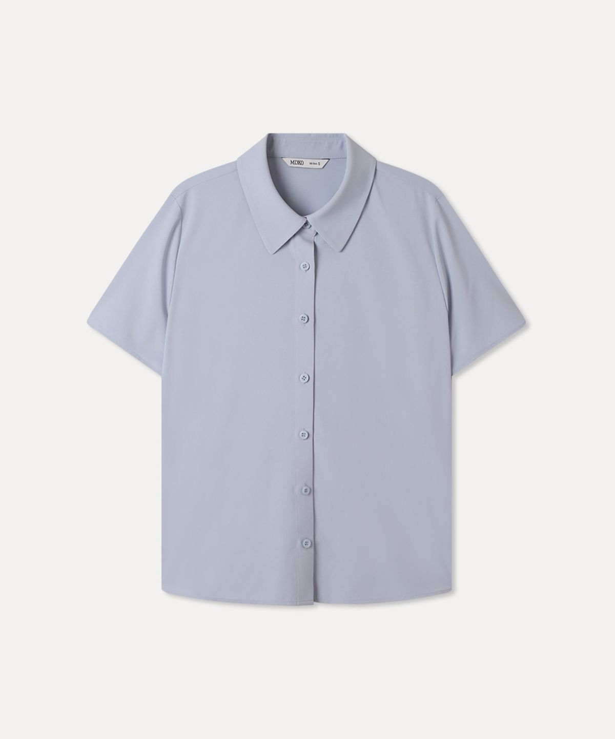 미쏘(MIXXO) 링클프리 반팔 블라우스