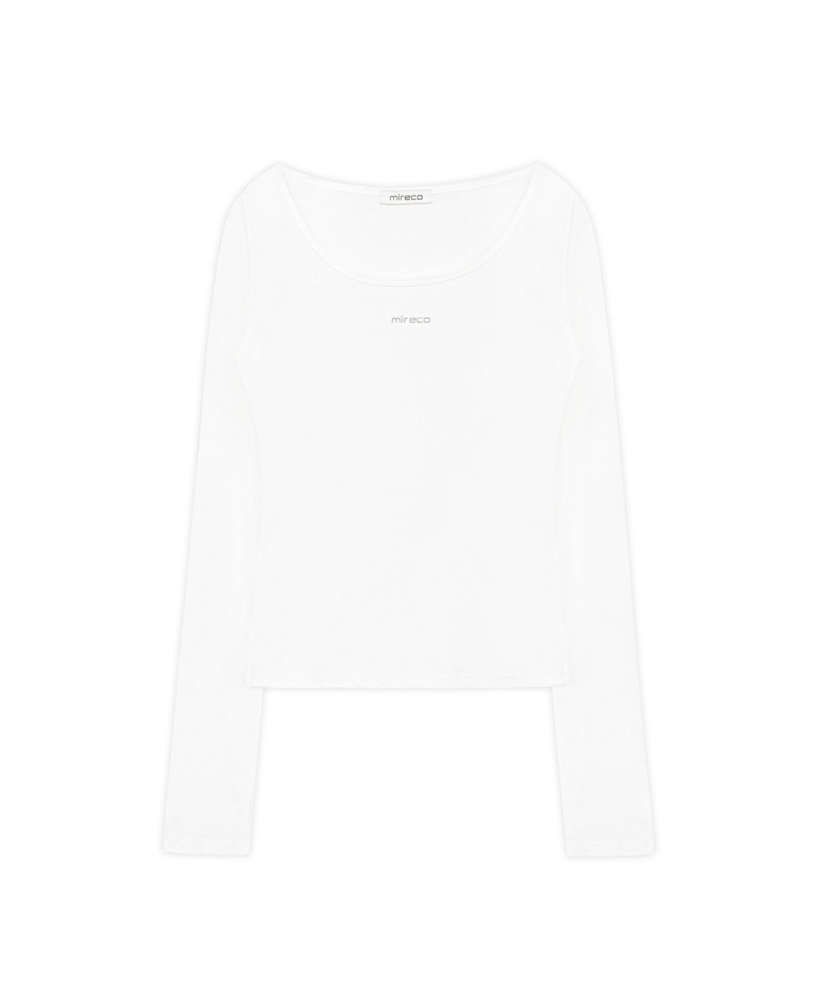 미레코(MIRECO) BASIC LOGO T WHITE