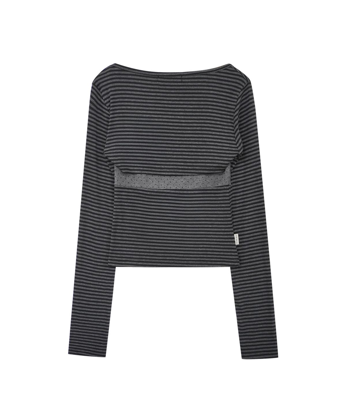 미레코(MIRECO) MIXED PATTERN CAMI & BOLERO SET CHARCOAL