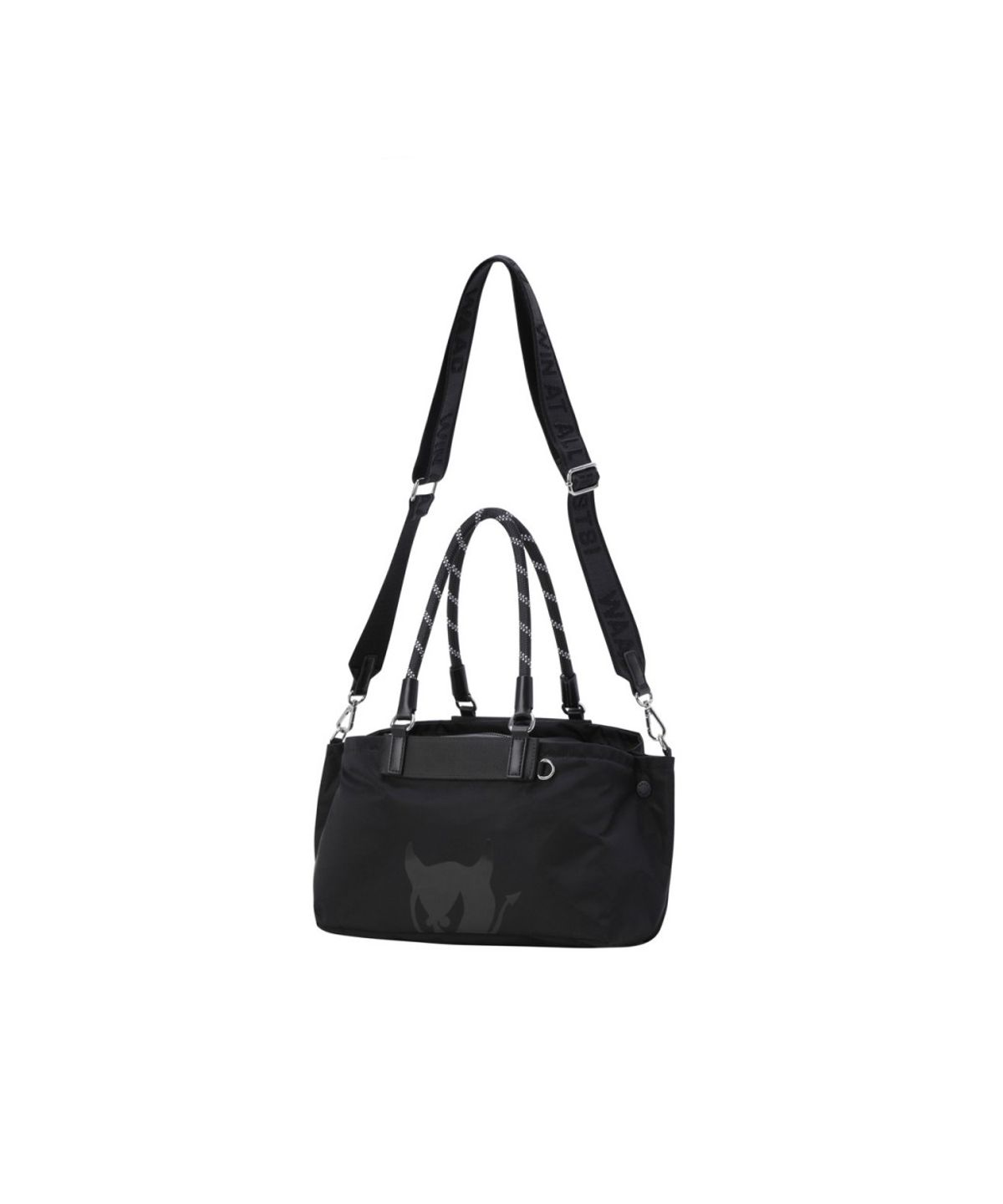 왁(WAAC) Women WAACKY Tote Bag WGBAX26210BKX