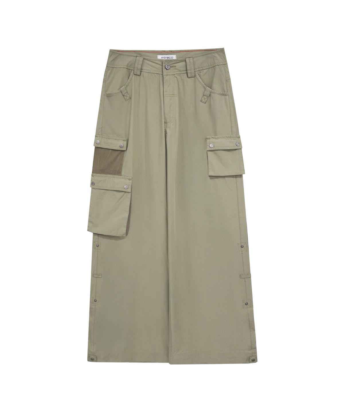 미레코(MIRECO) 3-WAY MESH POCKET CARGO PT KHAKI