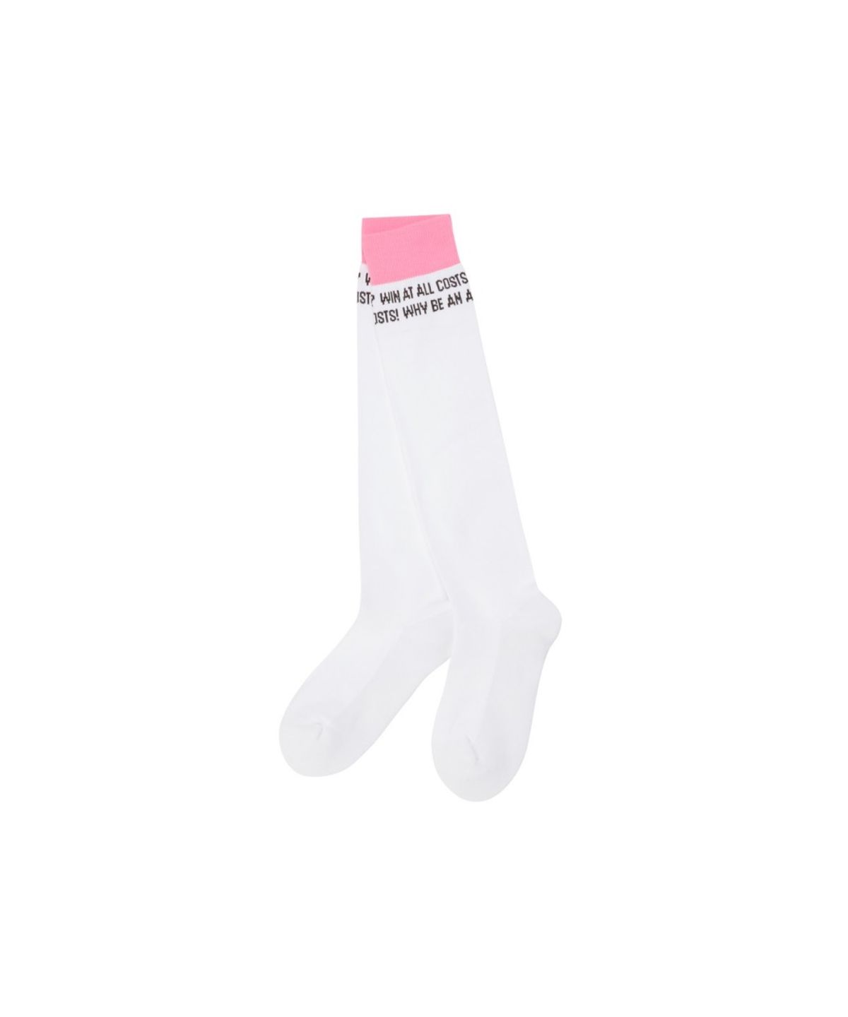 왁(WAAC) Women Slogan Knee Socks WGLCX26216PIX