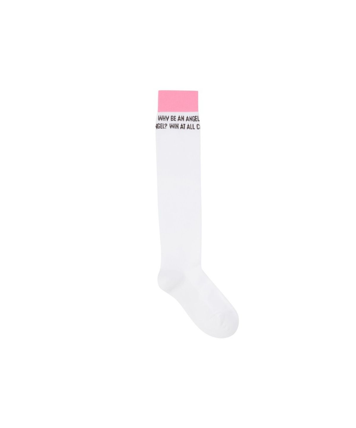 왁(WAAC) Women Slogan Knee Socks WGLCX26216PIX