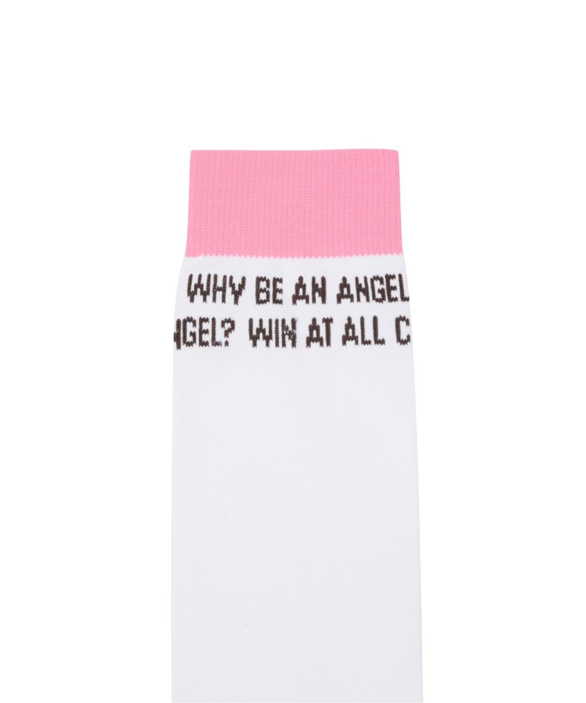 왁(WAAC) Women Slogan Knee Socks WGLCX26216PIX