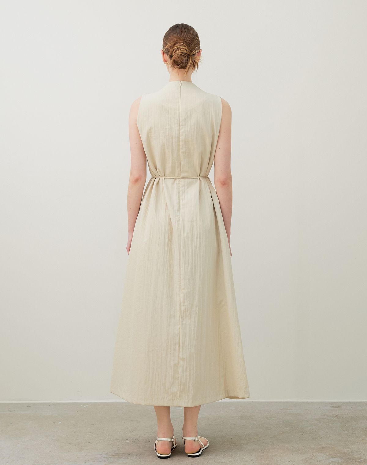 누토프(NUTOFFE) Drape Dress_Beige