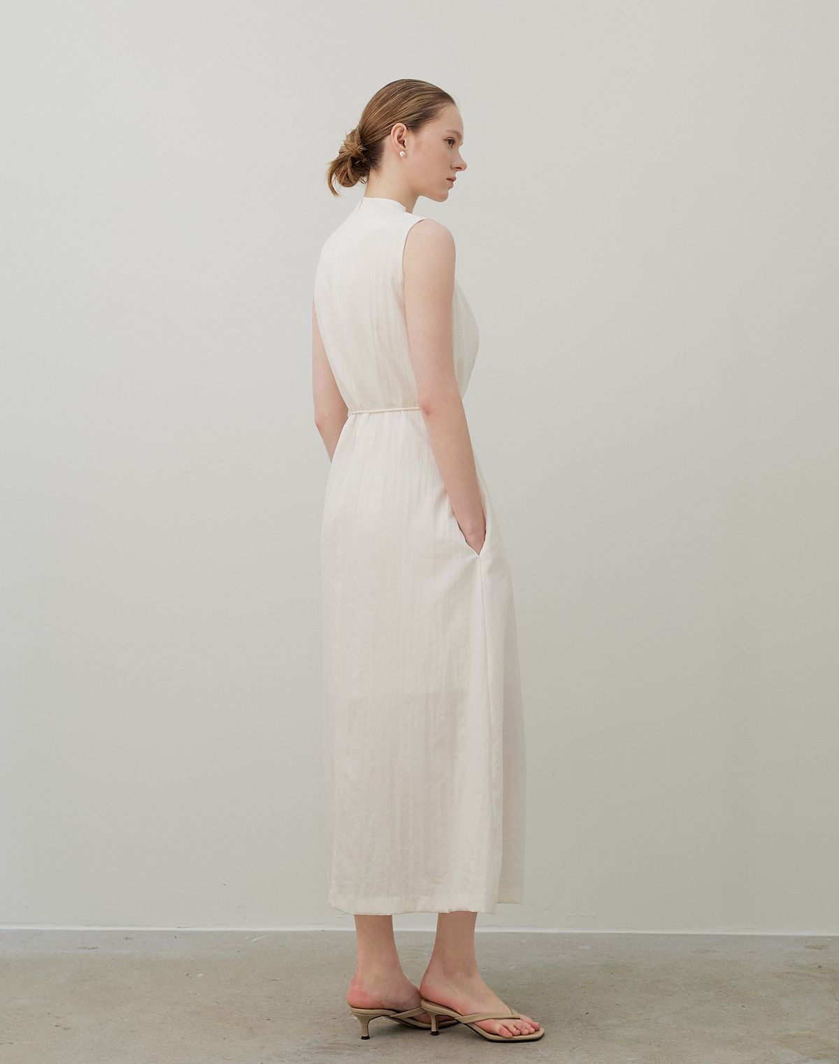 누토프(NUTOFFE) Drape Dress_Ivory