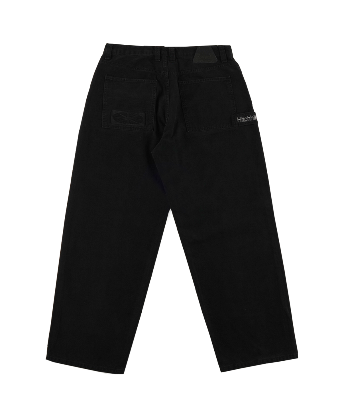 이알티알(ERTR) Hitchhiker Belt Loop Cotton Pants Black