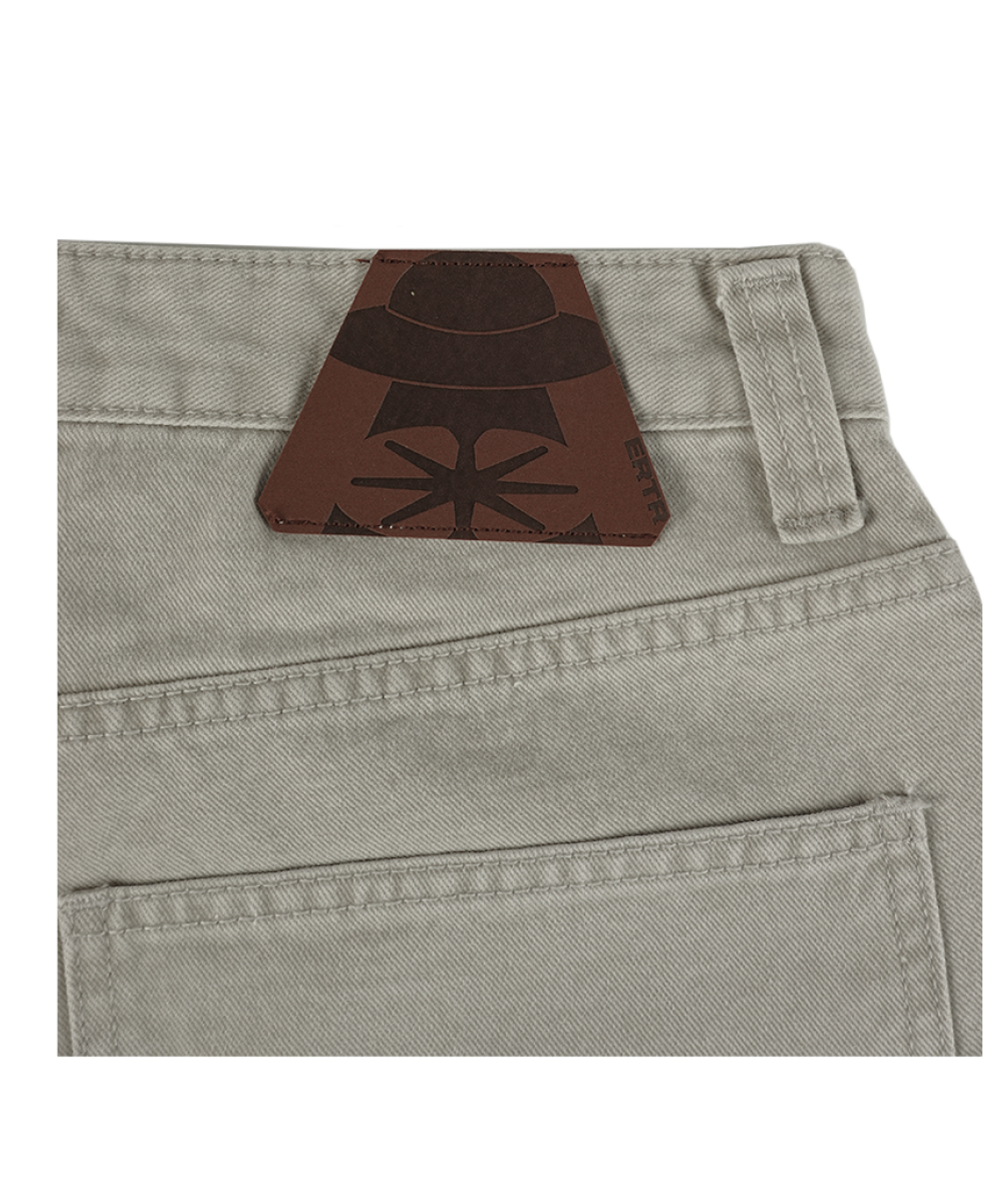 이알티알(ERTR) Hitchhiker Belt Loop Cotton Pants Beige