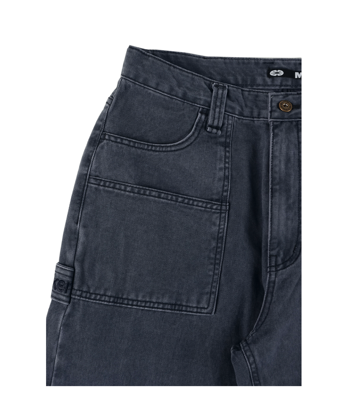 이알티알(ERTR) Hitchhiker Belt Loop Cotton Pants Navy