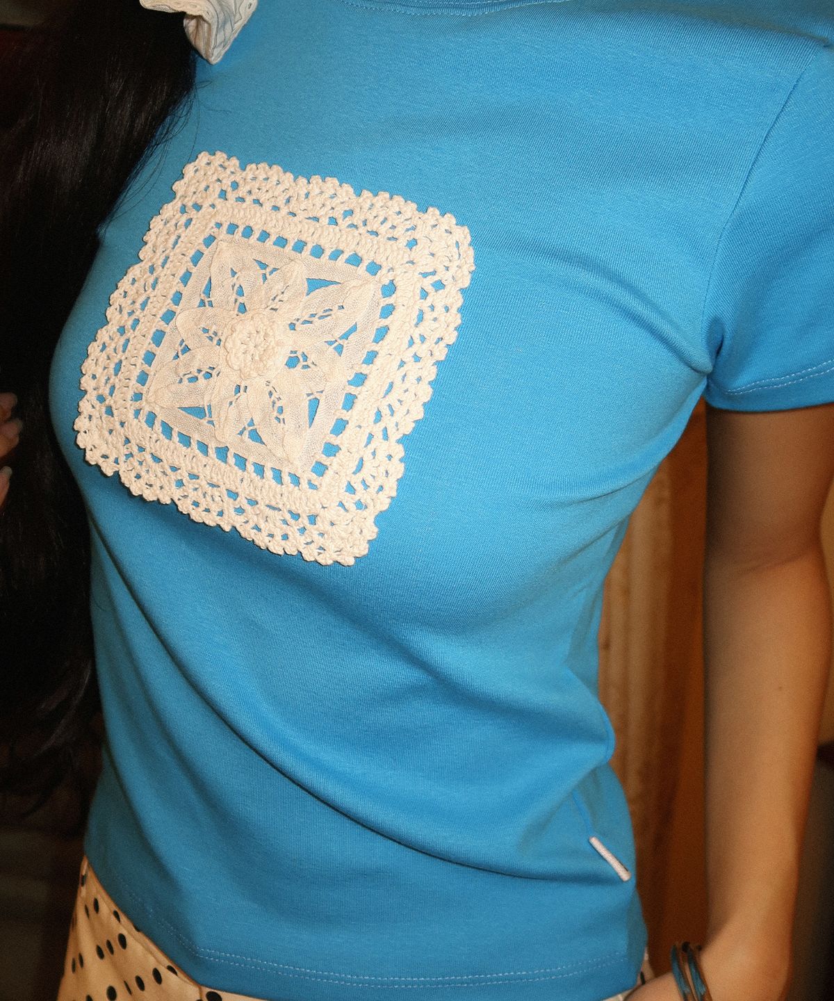 킬리만(KILLIMAN) Crochet half tee (3color)