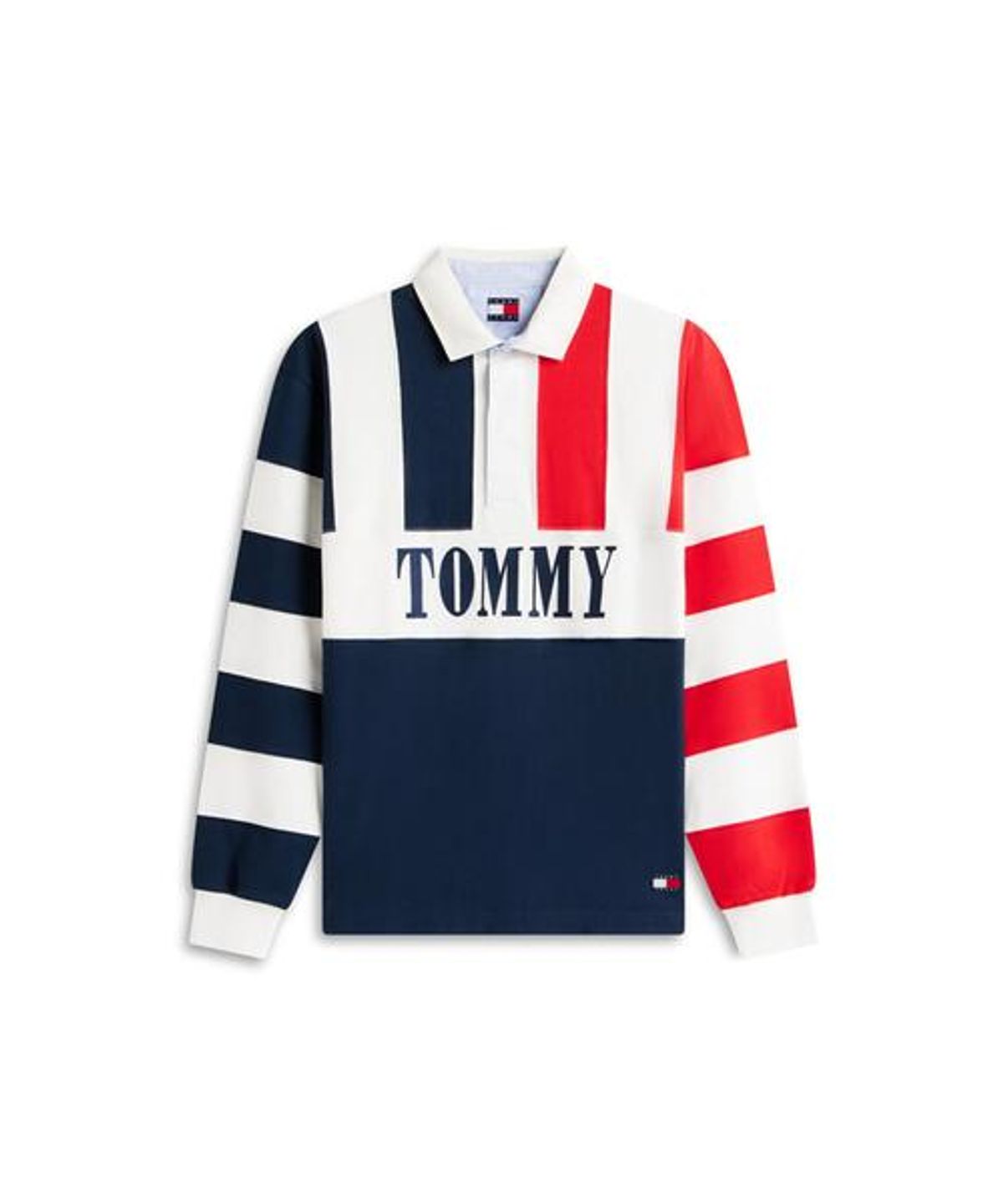 타미진스(TOMMY JEANS) 릴렉스 아카이브 럭비 티셔츠 (T32G1TKT10TMT1C1G)