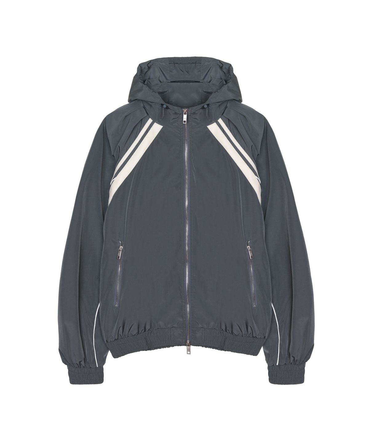 닉앤니콜(NICK&NICOLE) HOOD WIND ZIP-UP JACKET_CHARCOAL