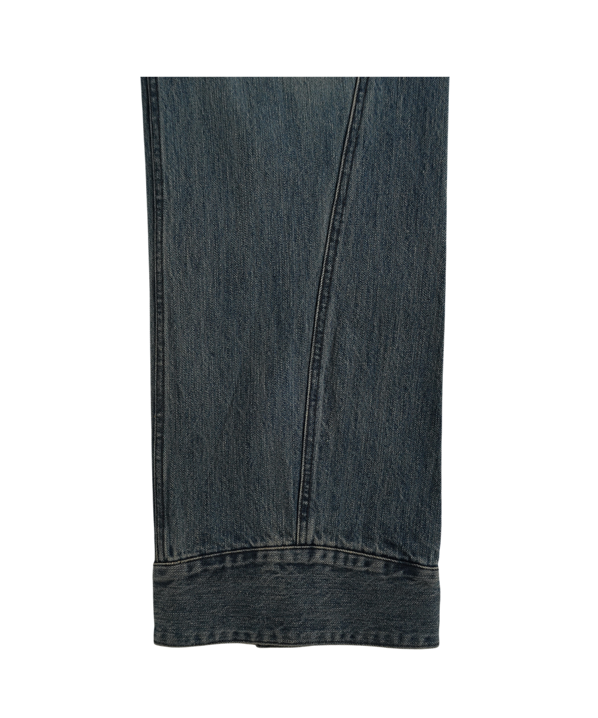 이알티알(ERTR) Side Pocket Cargo Denim  Pants Blue