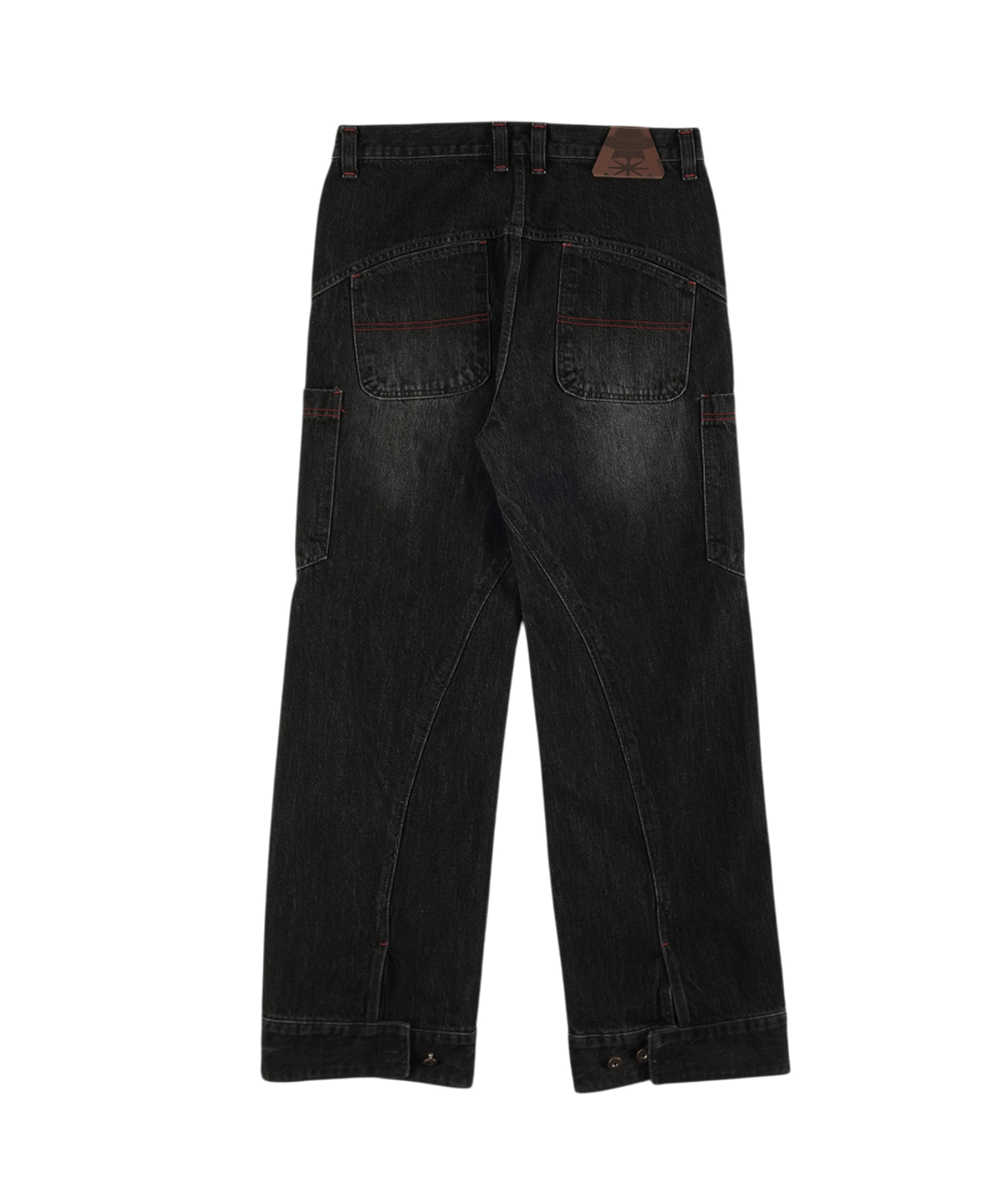 이알티알(ERTR) Side Pocket Cargo Denim Pants Dark Blue