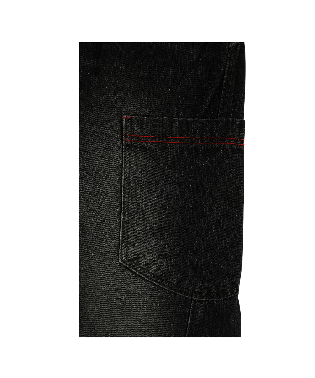 이알티알(ERTR) Side Pocket Cargo Denim Pants Dark Blue