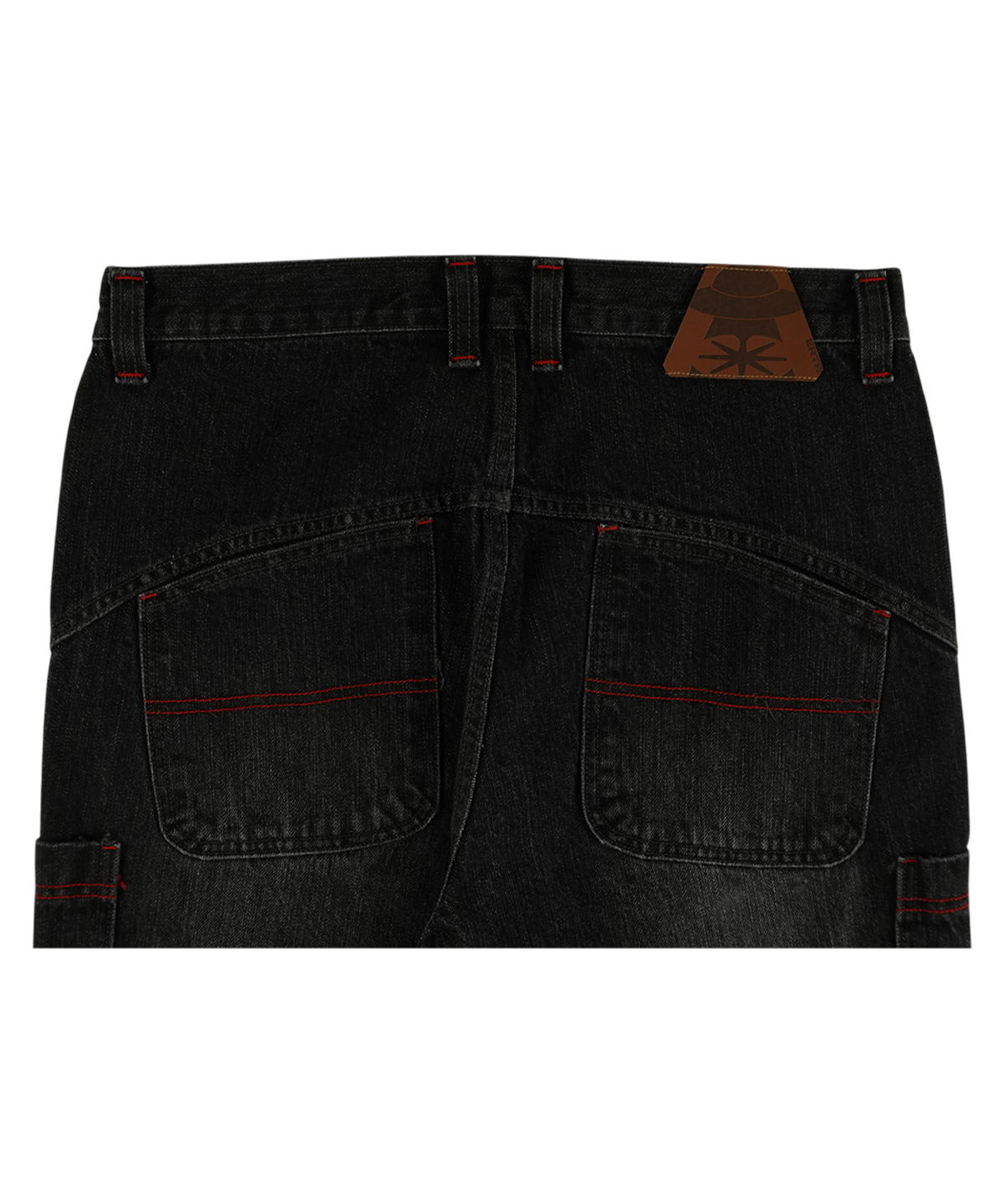 이알티알(ERTR) Side Pocket Cargo Denim Pants Dark Blue
