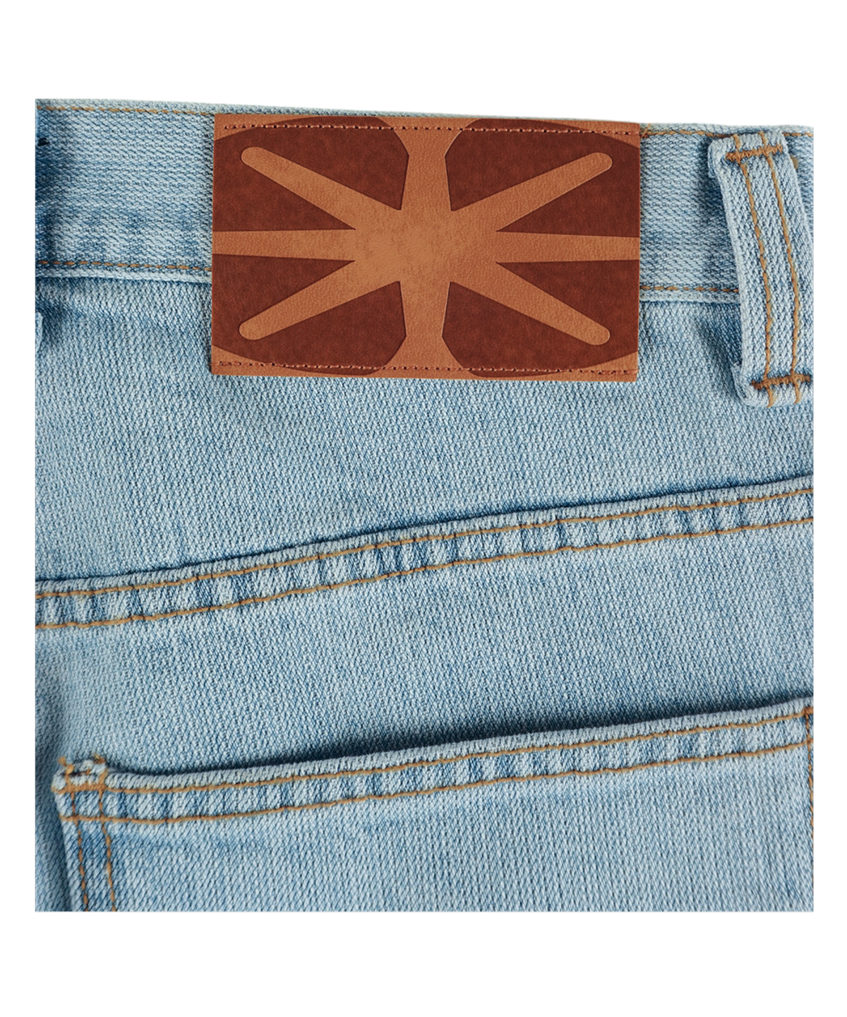 이알티알(ERTR) Front Pocket Cargo Denim Pants Light Blue