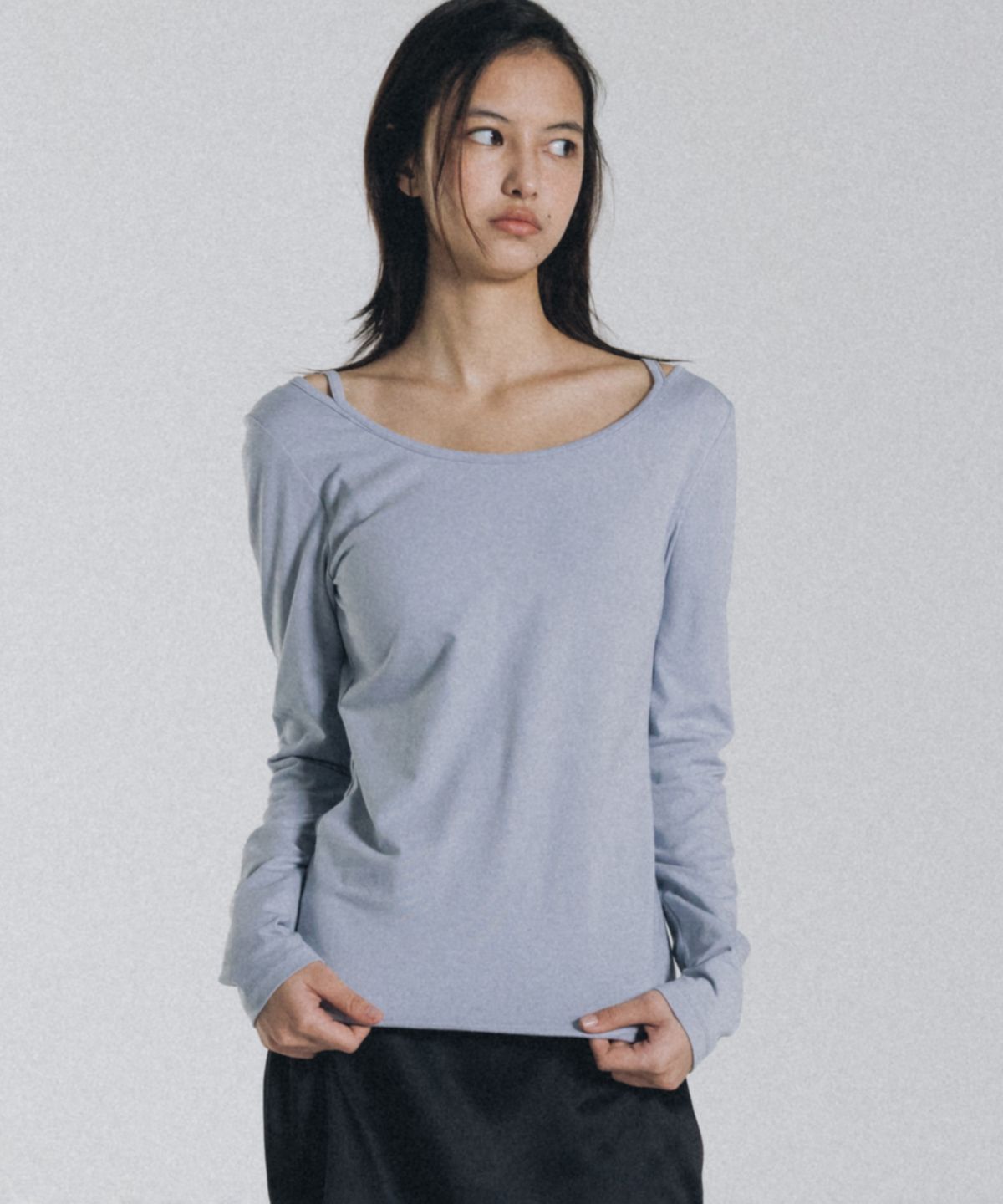 앤니즈(ANDNEEDS) Soft strap long sleeve (light blue)