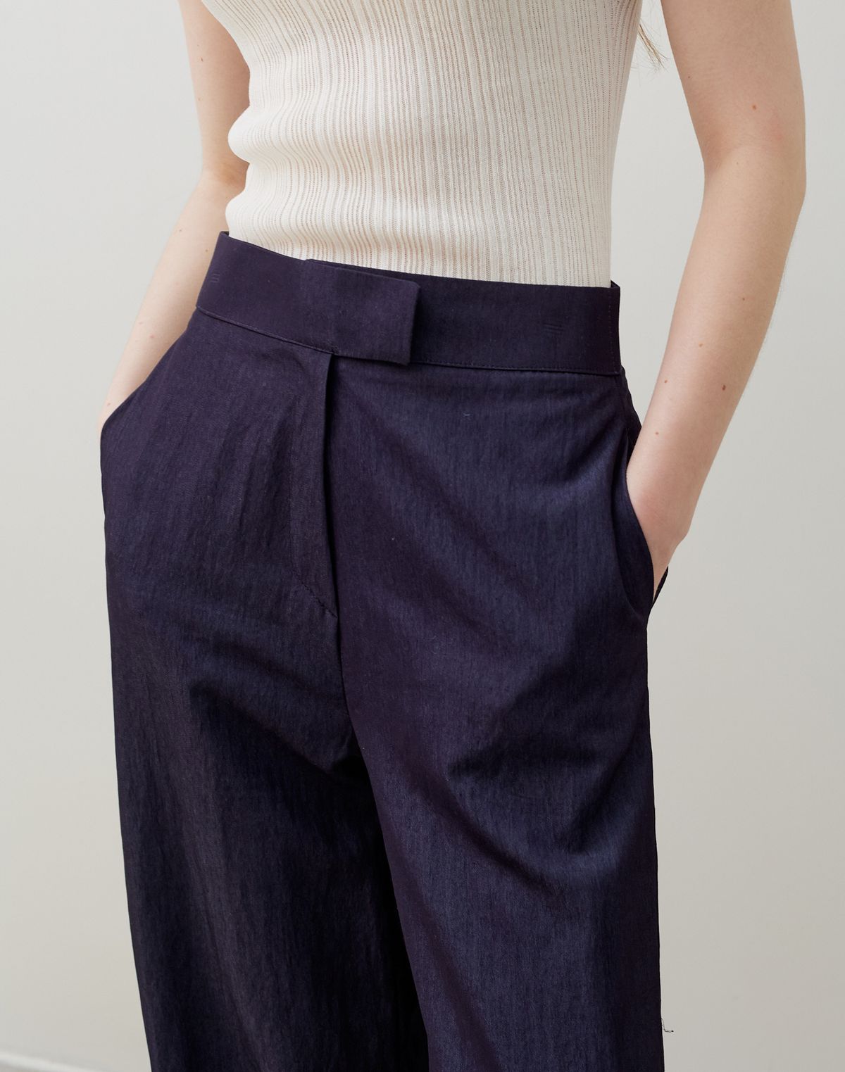 누토프(NUTOFFE) Post Pants_Indigo