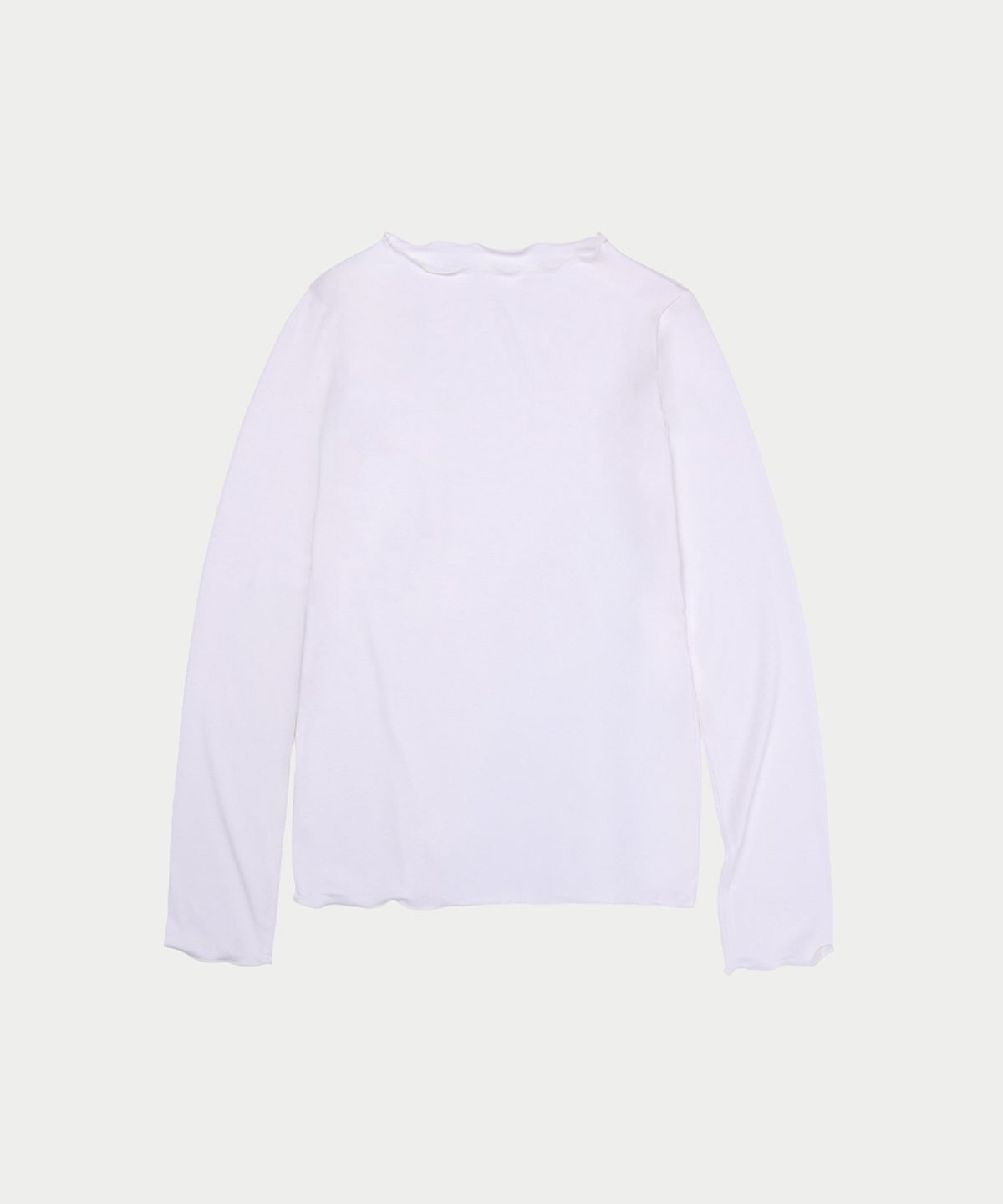 이어닝(YEARNING) MOCK NECK LONG SLEEVE TOP, IVORY