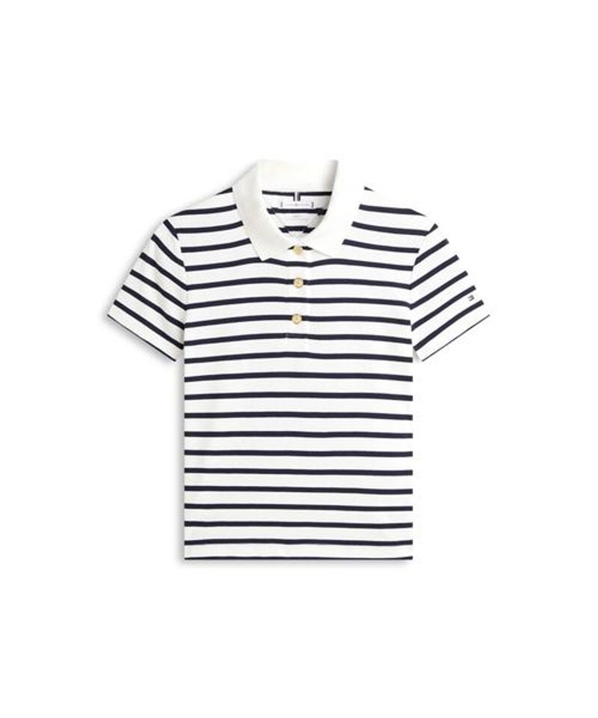 타미힐피거(TOMMY HILFIGER) 골드 버튼 폴로 셔츠 (T22G1TPI052WT10BA)