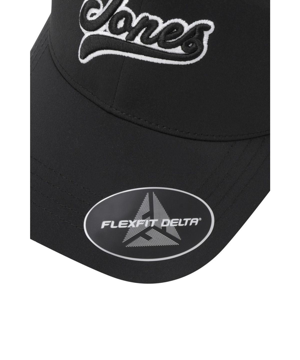 왁(WAAC) JONES Logo Cap (Flexfit Delta) WGRCX26370BKX