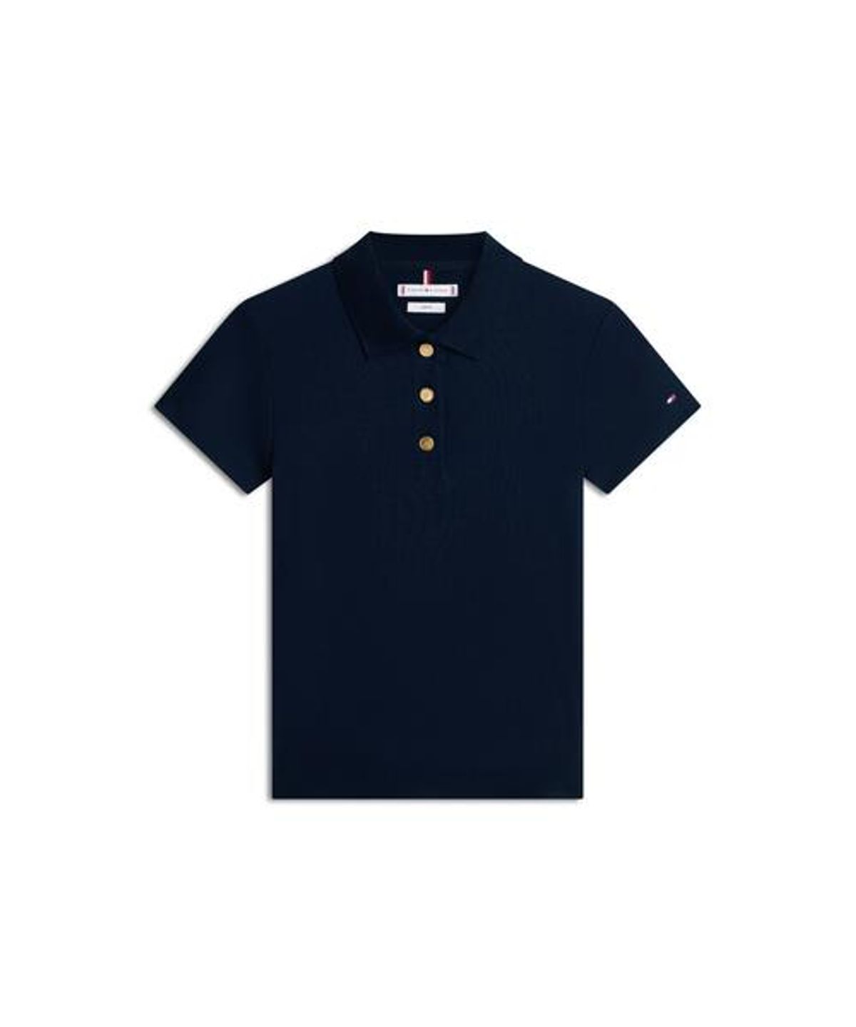 타미힐피거(TOMMY HILFIGER) 골드 버튼 폴로 셔츠 (T22G1TPI052WT1C1G)