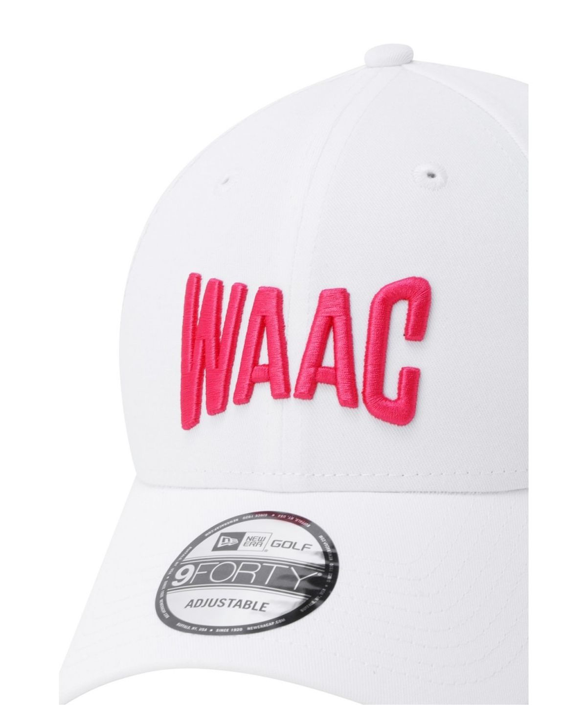 왁(WAAC) NEW ERA 940 COTTON LOGO CAP WGRCX26180WHX