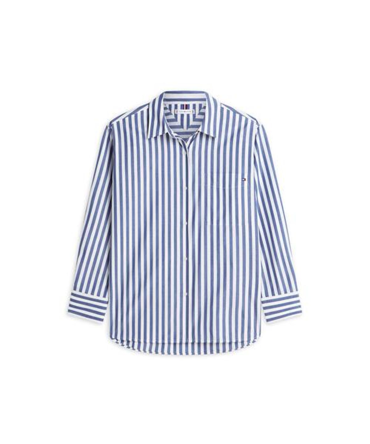 타미힐피거(TOMMY HILFIGER) 포플린 이지 스트라이프 셔츠 (T22G1WSH050WT104T)