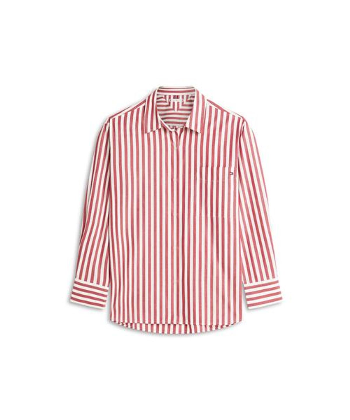 타미힐피거(TOMMY HILFIGER) 포플린 이지 스트라이프 셔츠 (T22G1WSH050WT10AA)