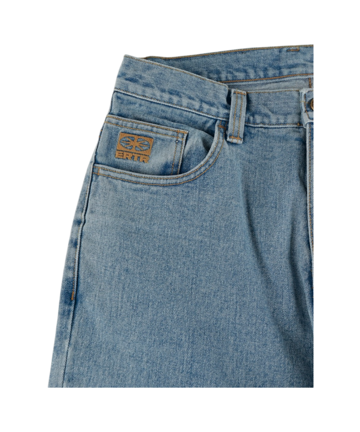 이알티알(ERTR) Vogon Thumbs Up Girl Denim Pants Light Blue
