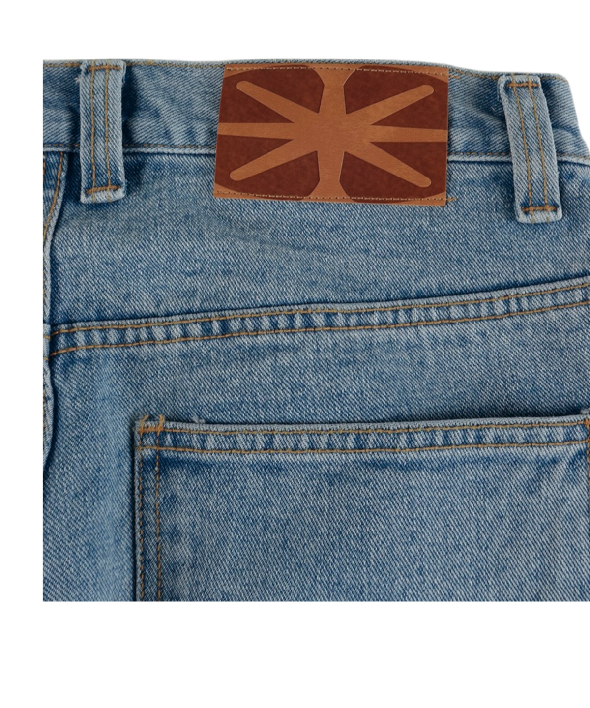 이알티알(ERTR) Vogon Thumbs Up Girl Denim Pants Light Blue