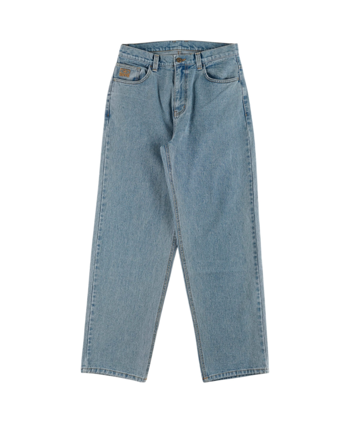 이알티알(ERTR) Vogon Thumbs Up Girl Denim Pants Light Blue