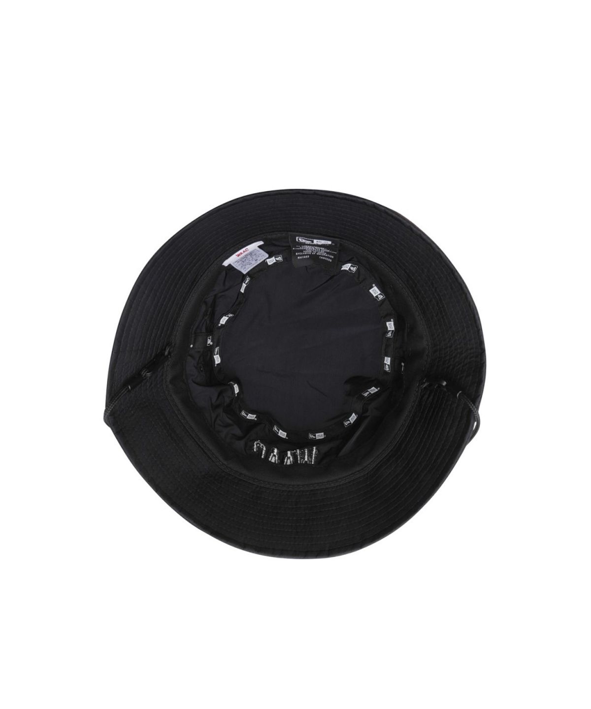 왁(WAAC) NEW ERA NYLON METAL SAILOR BRIM BUCKET HAT WGRCX26282BKX