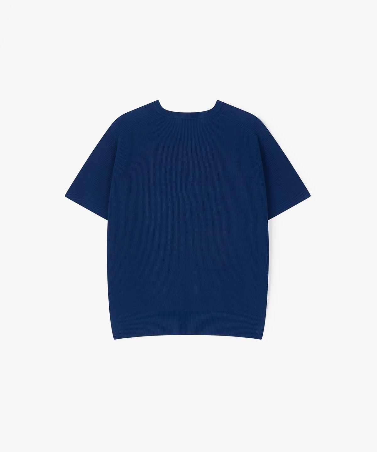 플로즈룸(FLAWSROOM) Saddle Shoulder Cotton Knit BLUE