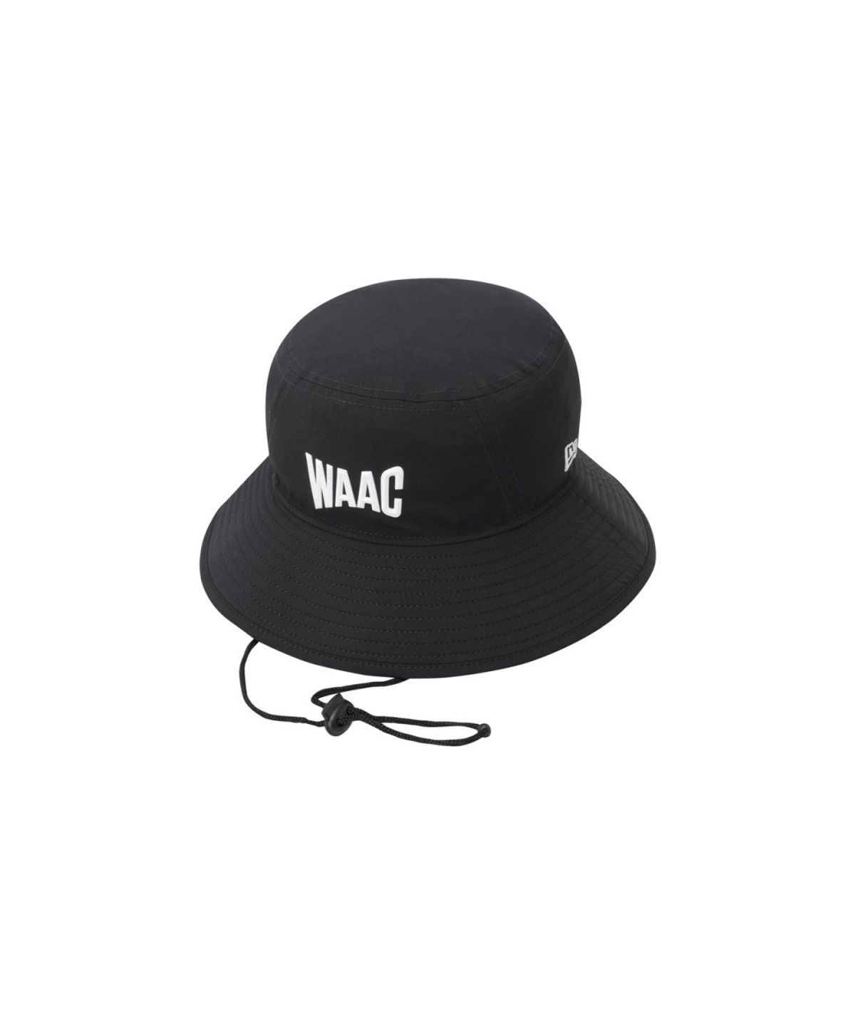 왁(WAAC) NEW ERA LOGO UNST BUCKET HAT WGRCX26183BKX