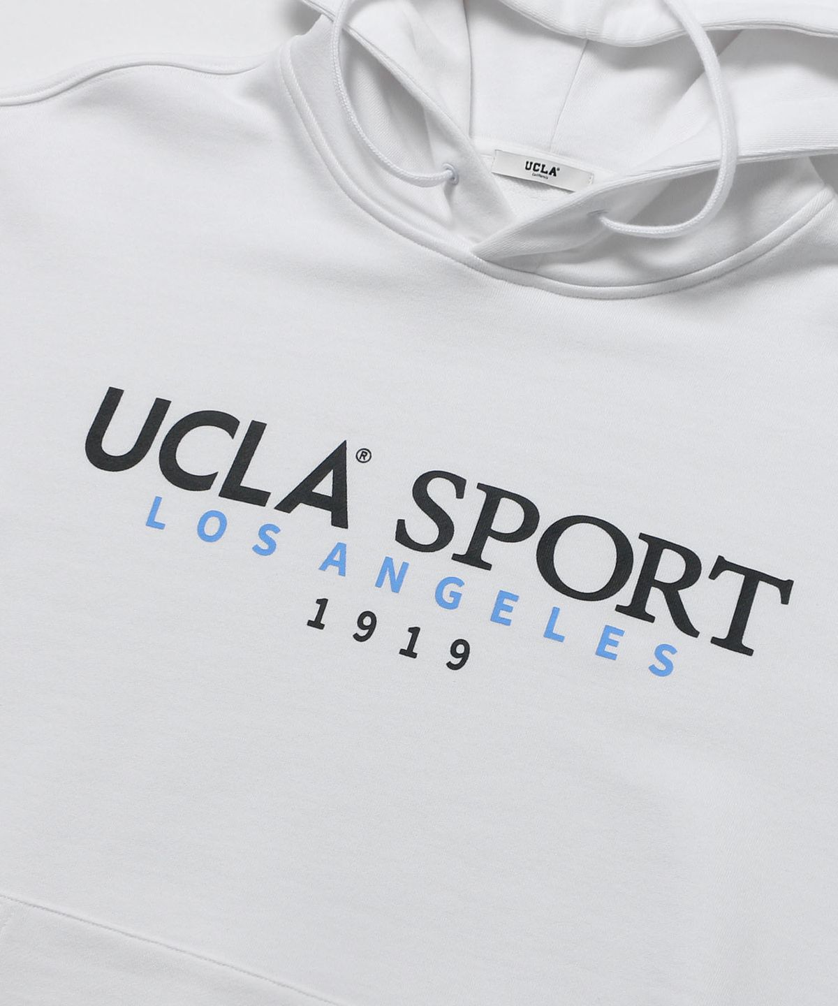 유씨엘에이(UCLA) 남녀공용 UCLA SPORT 오버핏 후드[WHITE](UC2LT41)