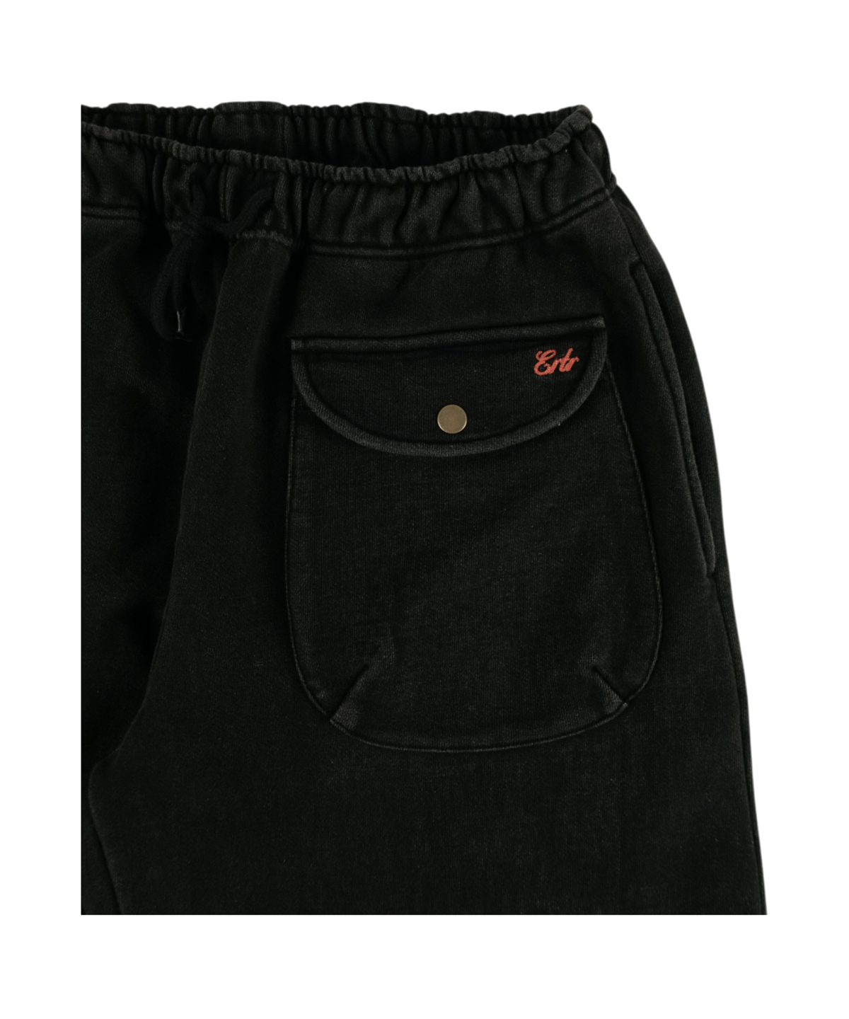 이알티알(ERTR) Double Knee Pocket Jogger Pants Black