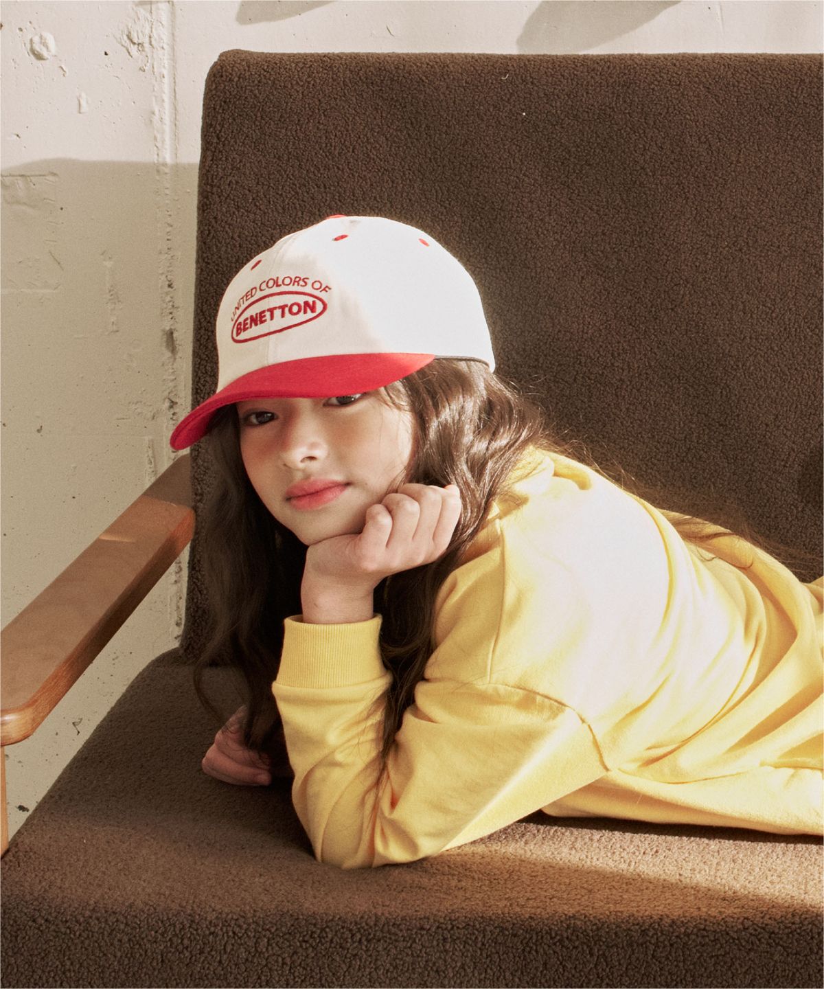 베네통키즈(BENETTONKIDS) 컬러블록 볼캡 (10colors)